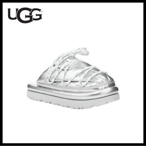 UGG Hi Shine Puffer Spaceslider Slides Slippers